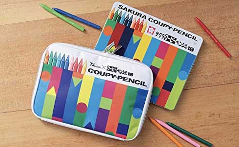 サクラクレパスの文具たち じゃばらポーチ BOOK クーピー柄 ムック本 宝島社