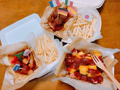 ドイツ カリーブルスト フランクフルト