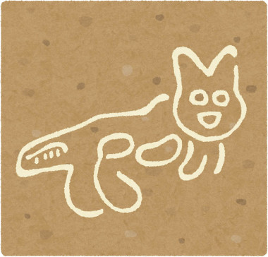 ナスカの地上絵ネコ