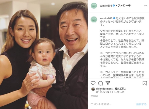 石田純一 すみれ つむぎ 東尾理子 姉妹