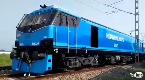 鉄道 海外 YouTube インド フランス 電気機関車