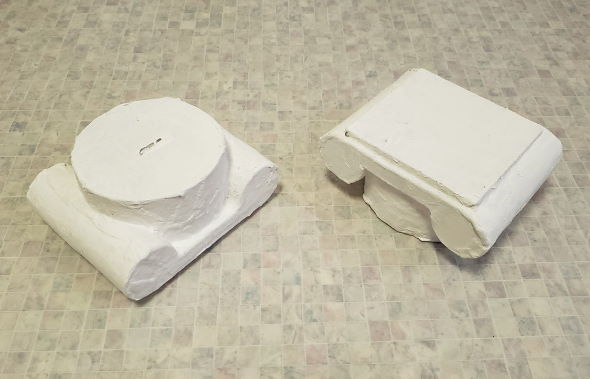 トイレットペーパー 保管 古代ローマ 柱 神殿 デザインフェスタ2020