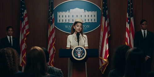 アリアナ・グランデ 新曲 Positions アメリカ 大統領 MV ミュージックビデオ 11月3日 大統領選 トランプ バイデン