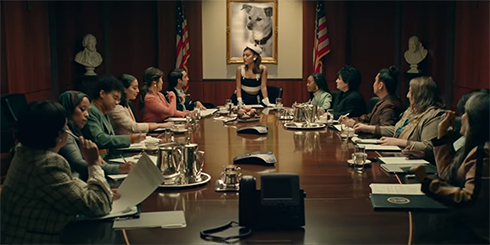 アリアナ・グランデ 新曲 Positions アメリカ 大統領 MV ミュージックビデオ 11月3日 大統領選 トランプ バイデン