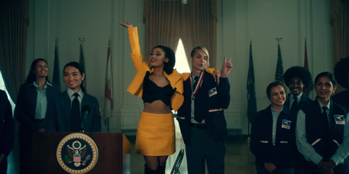 アリアナ・グランデ 新曲 Positions アメリカ 大統領 MV ミュージックビデオ 11月3日 大統領選 トランプ バイデン