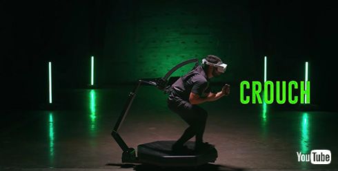 前進だけでなく後退やしゃがみ操作も可能に！　トレッドミルとVRゴーグルが一体化した「Omni One」プロトタイプ発表