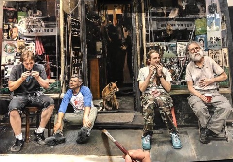 スーパーリアリズムな人物画