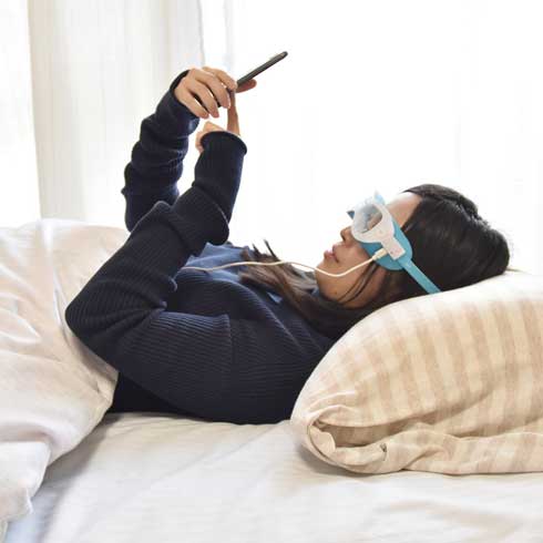 サンコー 見ながらリフレッシュ USB クリア ホットアイマスク 透明