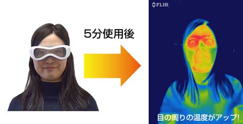 サンコー 見ながらリフレッシュ USB クリア ホットアイマスク 透明