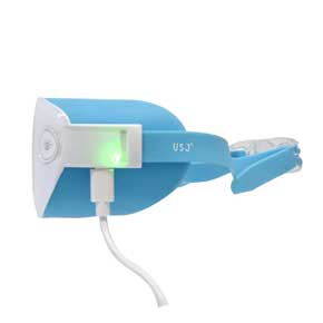 サンコー 見ながらリフレッシュ USB クリア ホットアイマスク 透明