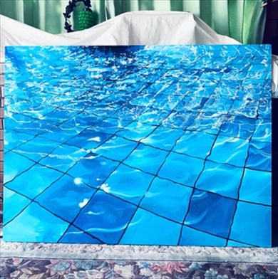 油絵 イラスト 天才 写真