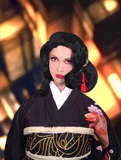 叶姉妹 叶美香 叶恭子 鬼滅の刃 コスプレ 無限列車編 劇場版