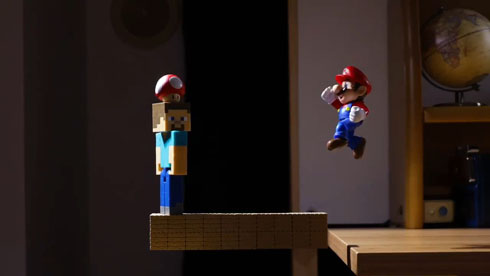 マリオ対スティーブ