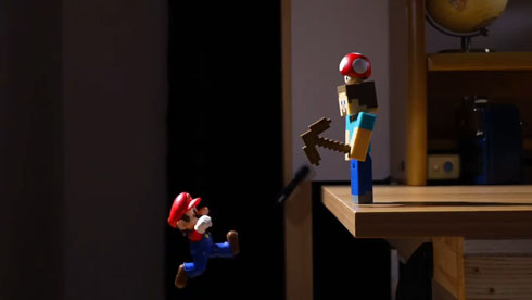 マリオ対スティーブ