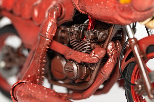 ザリガニ バイク 模型 プラモデル Z400