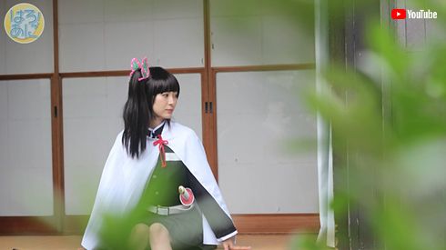 生田絵梨花 モーニング娘。'20 鬼滅の刃 栗花落カナヲ コスプレ