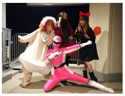 max ハロウィン mina 鬼滅 胡蝶しのぶ コスプレ