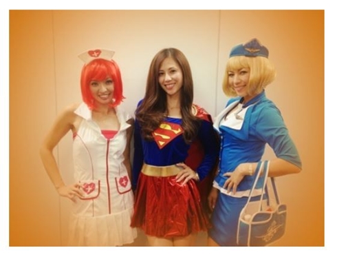 max ハロウィン mina 鬼滅 胡蝶しのぶ コスプレ