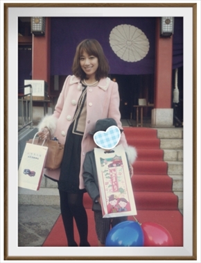 仁香 息子 イケメン 顔 インスタ 七五三