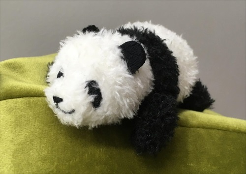 パンダのボックスティッシュカバー