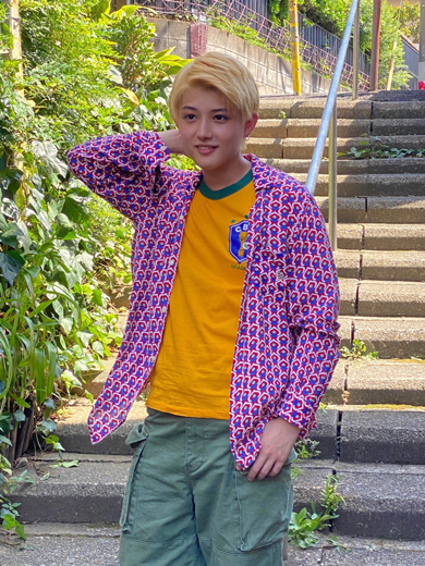 坪根悠仁 ジュノンボーイ そのご縁、お届けします 金髪