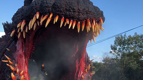 ゴジラ 淡路島 ニジゲンノモリ