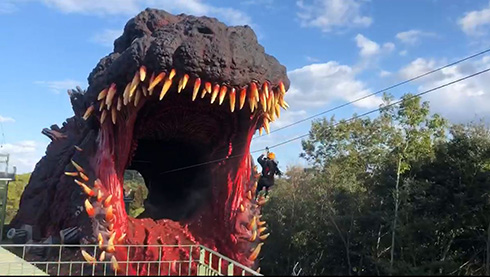 ゴジラ 淡路島 ニジゲンノモリ