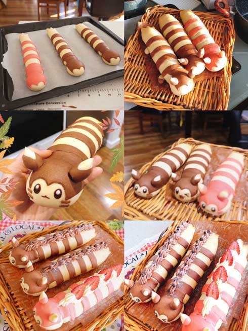 オオタチ パン ポケモン 手作り スイーツ かわいい ファンアート