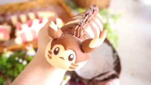 オオタチ パン ポケモン 手作り スイーツ かわいい ファンアート