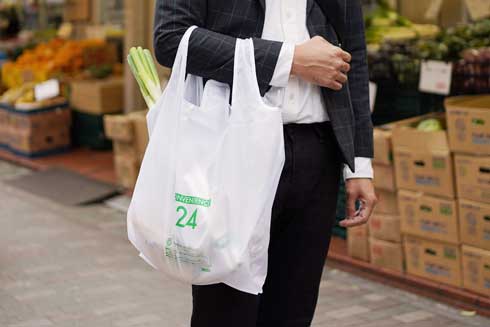 コンビニ レジ袋 見た目 エコバッグ THEコンビニライクエコバッグ