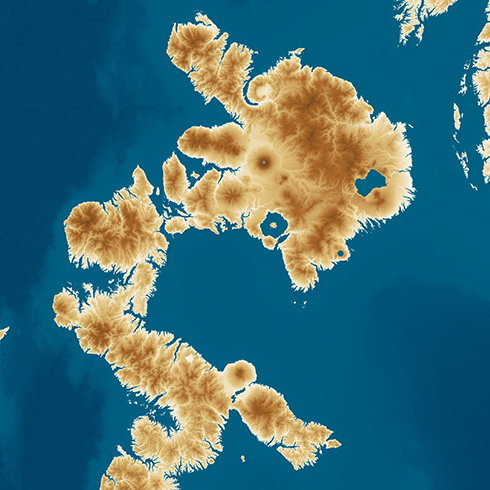 「日本のようで日本でない列島」が出現　海面が100m上がった世界線を描いた地図が想像力を刺激する
