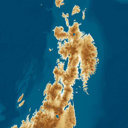 「日本のようで日本でない列島」が出現　海面が100m上がった世界線を描いた地図が想像力を刺激する