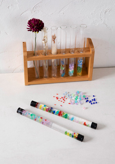 万華鏡プロジェクターの試験管