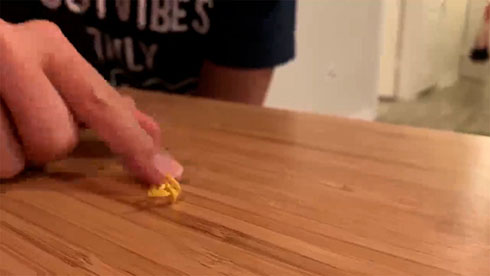 輪ゴムゲーム後手1巡目