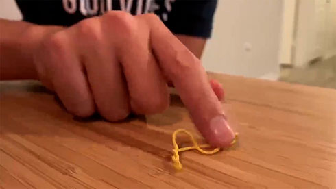 輪ゴムゲーム後手4巡目