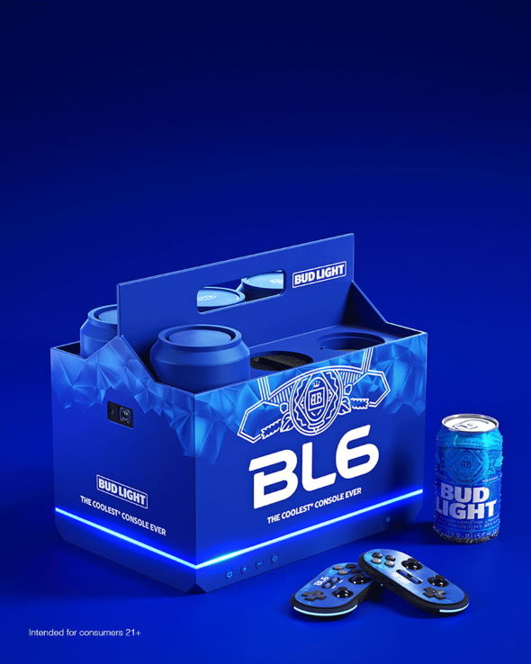 アンハイザー・ブッシュ バドライト ゲーム機 BL6 鉄拳6 ソウルキャリバー6