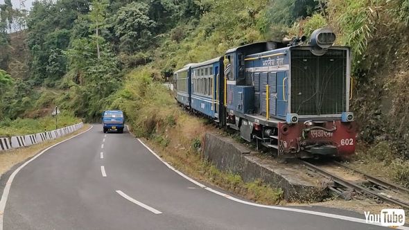 鉄道 海外 YouTube インド ダージリン ヒマラヤン 蒸気機関車