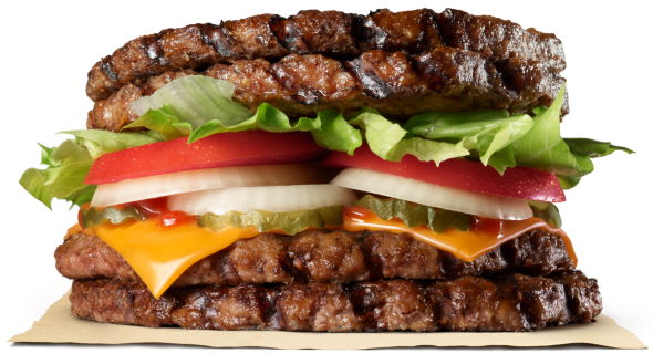 バーガーキング エクストリーム超ワンパウンドビーフバーガー バンズ なし パティ
