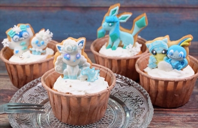 ポケモン ロコン アイシングクッキー おいしい かわいい kawaii