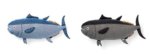 近畿大学 近大 監修 実物大 マグロ クッション ぬいぐるみ フェリシモ デニム