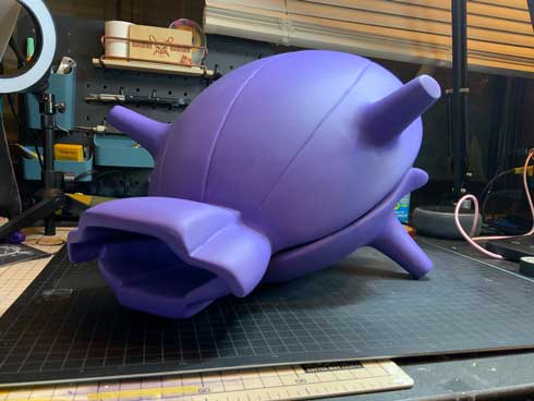 粘土 実寸大 シェルダー ポケモン 立体 造形 オーロラビーム