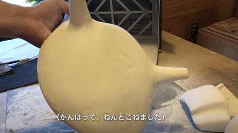 粘土 実寸大 シェルダー ポケモン 立体 造形 オーロラビーム