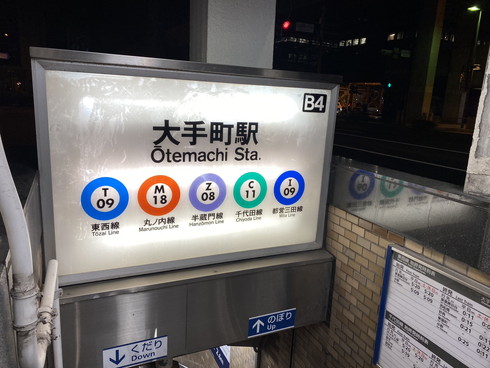 東京メトロ サイン