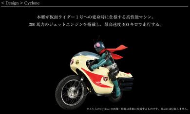 仮面ライダー サイクロン 自転車