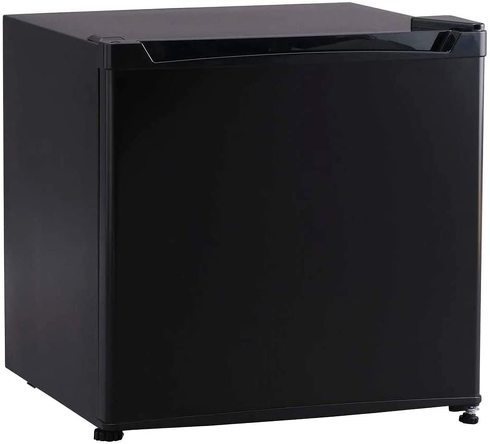 アイリスプラザ 1ドア 冷蔵庫 46L 右開き(幅47cm) ブラック PRC-B051D-B