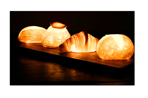 パンプシェードが並んでいるところ