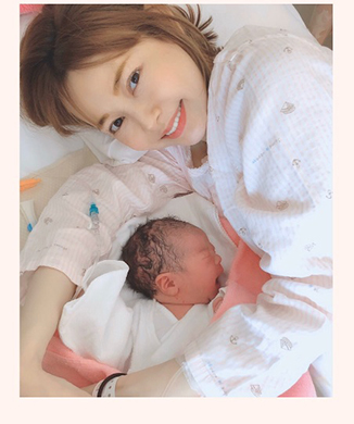 上原さくら 育児