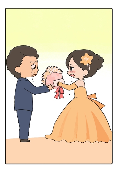 シングルファーザー 家族愛 結婚式