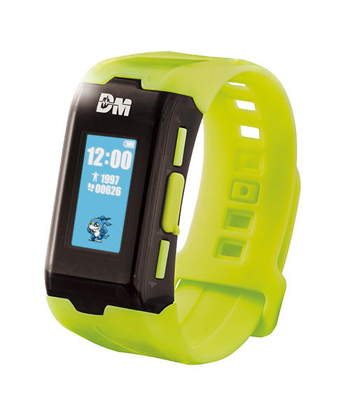 バンダイ、心拍数や歩数でデジモンが育つ　ウェアラブル端末型玩具「バイタルブレス」を発売