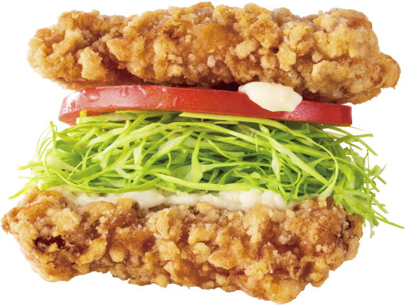 チキン竜田 ファーストキッチン 肉バーガー タツロック